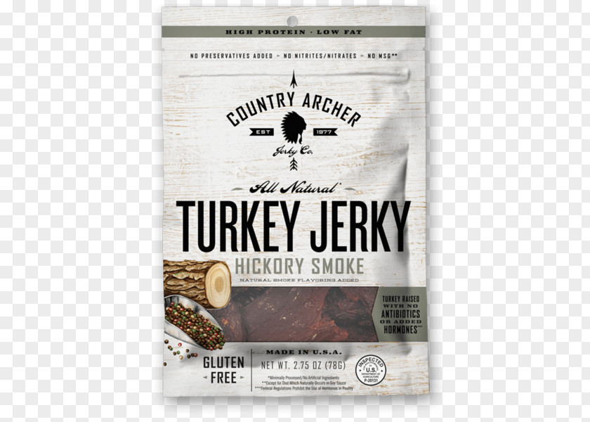Jerky Turkey Meat Country Archer Smoking PNG