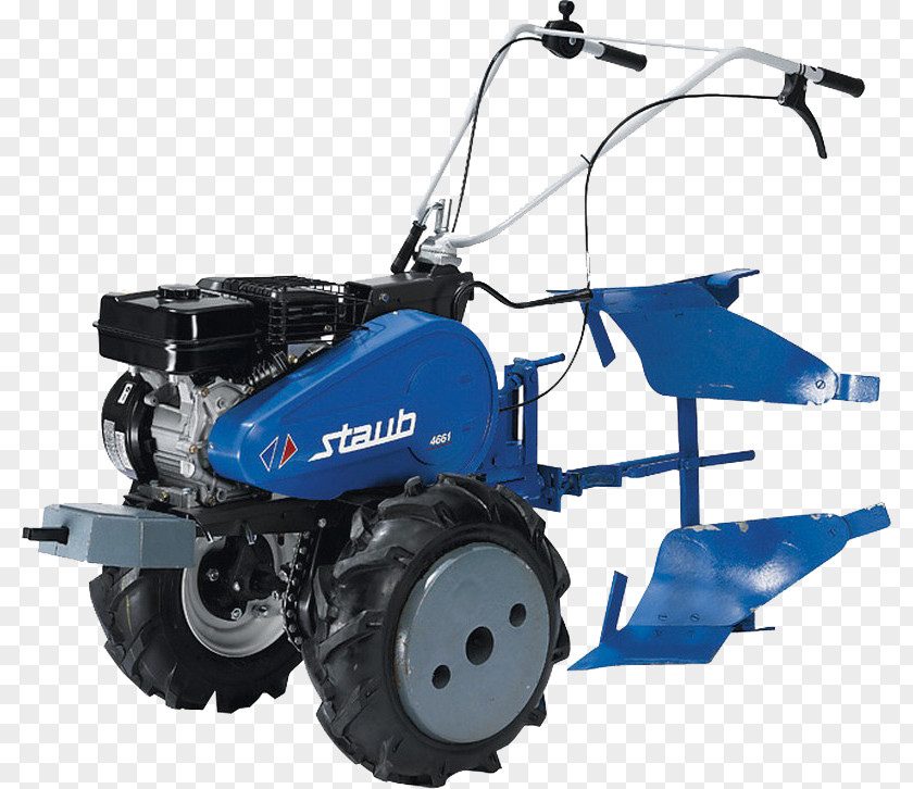 Labourer Staub Two-wheel Tractor Motoaixada Garden Sales PNG
