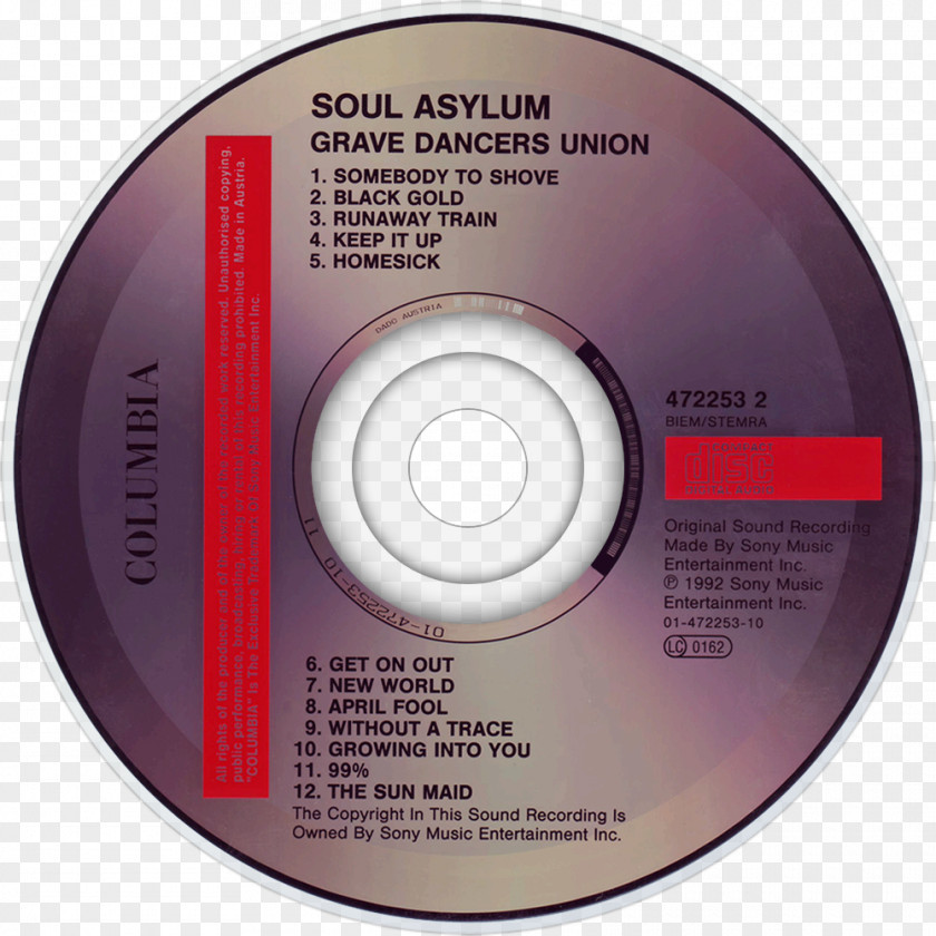 Vitalogy Grave Dancers Union Album Compact Disc Soul Asylum 0 PNG
