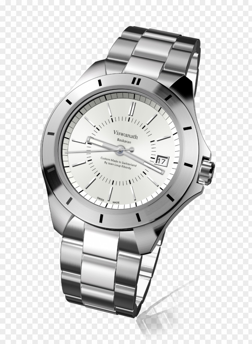 Watch Strap Silver Swiss Made Bracelet PNG