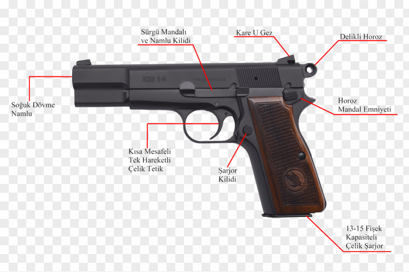Weapon Browning Hi-Power Firearm TİSAŞ Pistol PNG