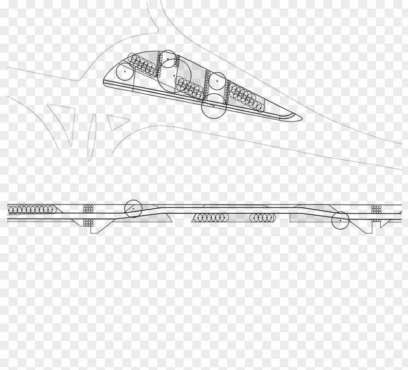 Bikeway Automotive Design Line Art Sketch PNG