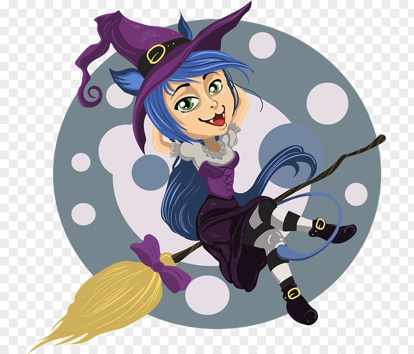 Cartoon Witch Witchcraft Clip Art Image Vector Graphics PNG