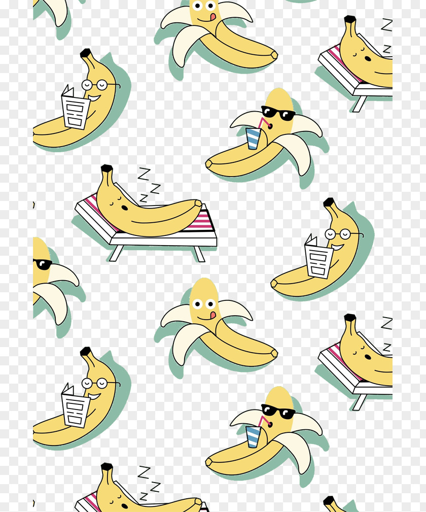 Cute Cartoon Illustration Banana T-shirt Hoodie Duck PNG
