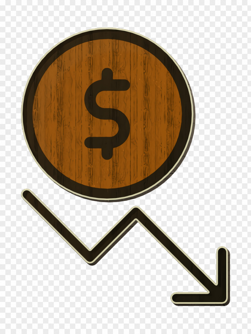 Down Icon Money & Currency Dollar PNG