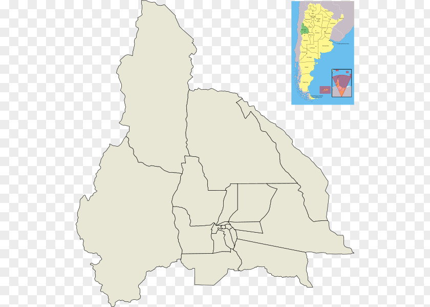 Map San Juan José De Jáchal PNG