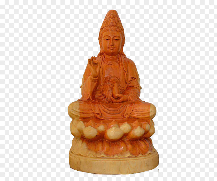 Wood Carving Guanyin Bodhisattva District Avalokiteu015bvara PNG