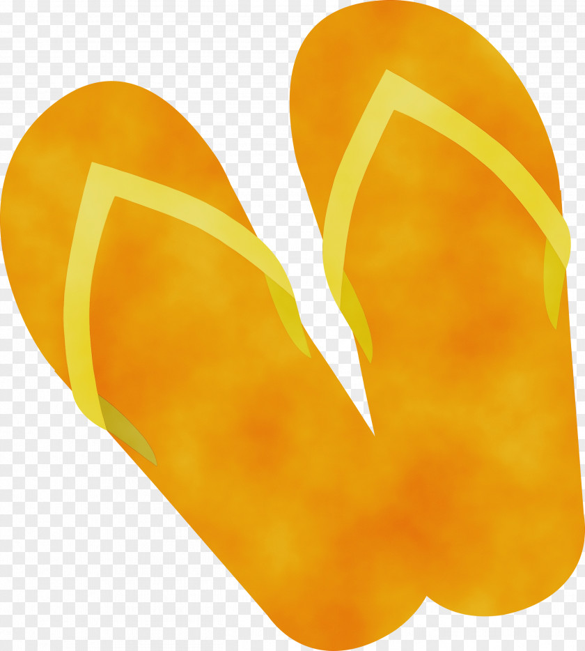 Yellow Shoe Font Heart M-095 PNG