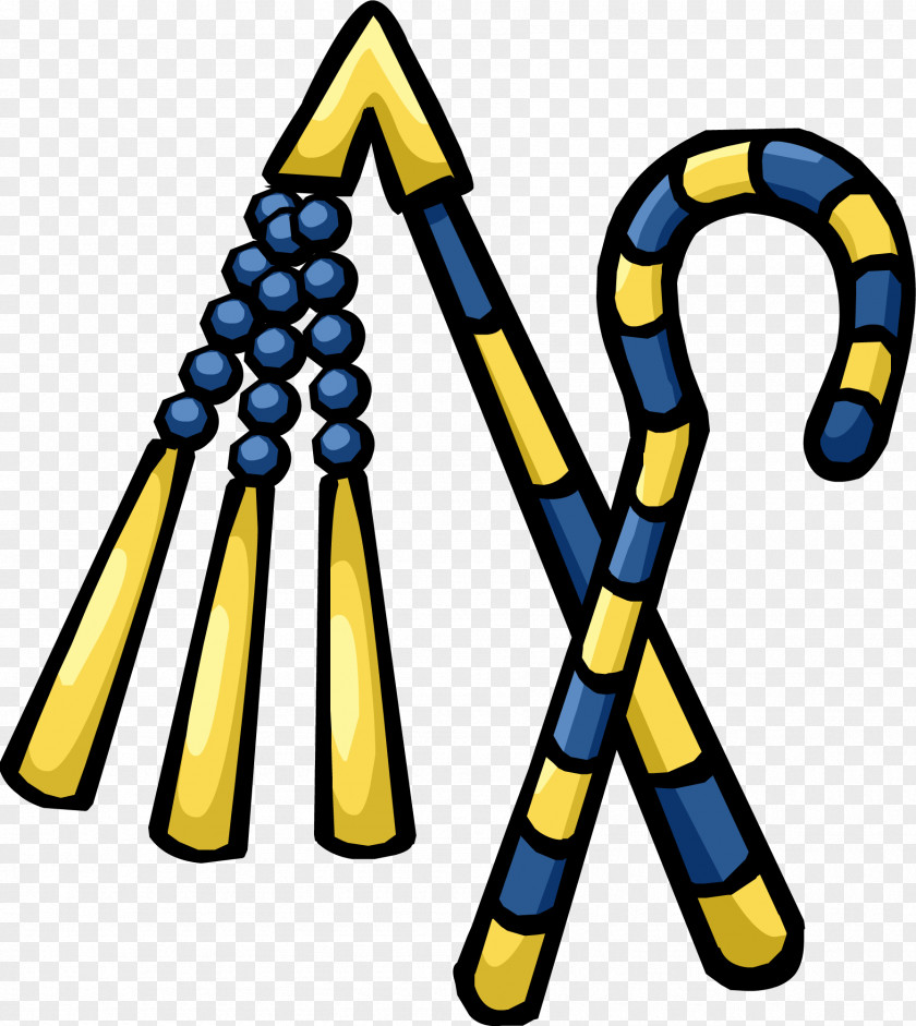 Egypt Club Penguin Ancient Crook And Flail Shepherd's PNG