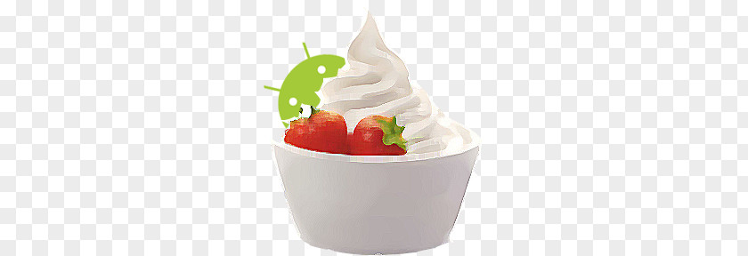 Ice Cream Frozen Yogurt Android Froyo Cupcake PNG