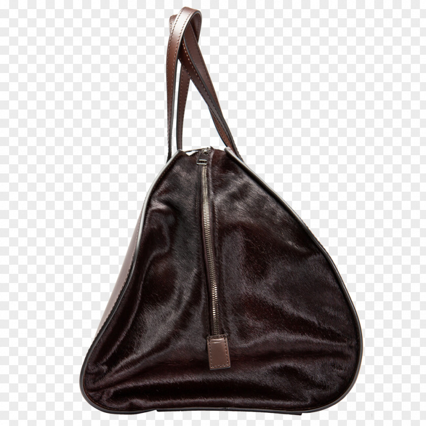 Leather And Fur Hobo Bag Holdall Cowhide PNG