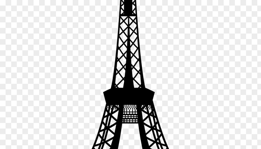 Observation Tower Blackandwhite Eiffel Drawing PNG