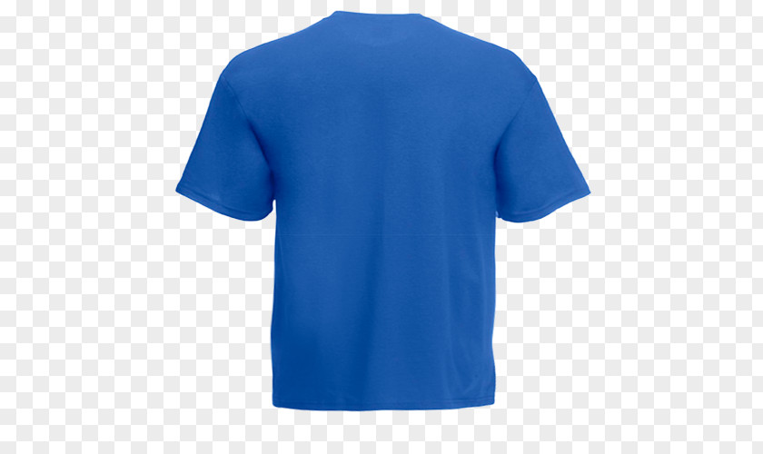 T-shirt Fruit Of The Loom Polo Shirt Crew Neck Royal Blue PNG