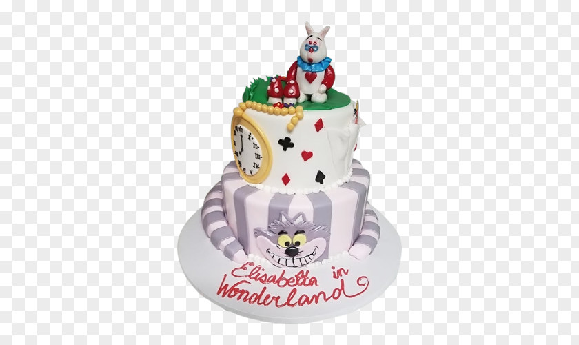 Wonderland Birthday Cake Torte Bakery Decorating PNG