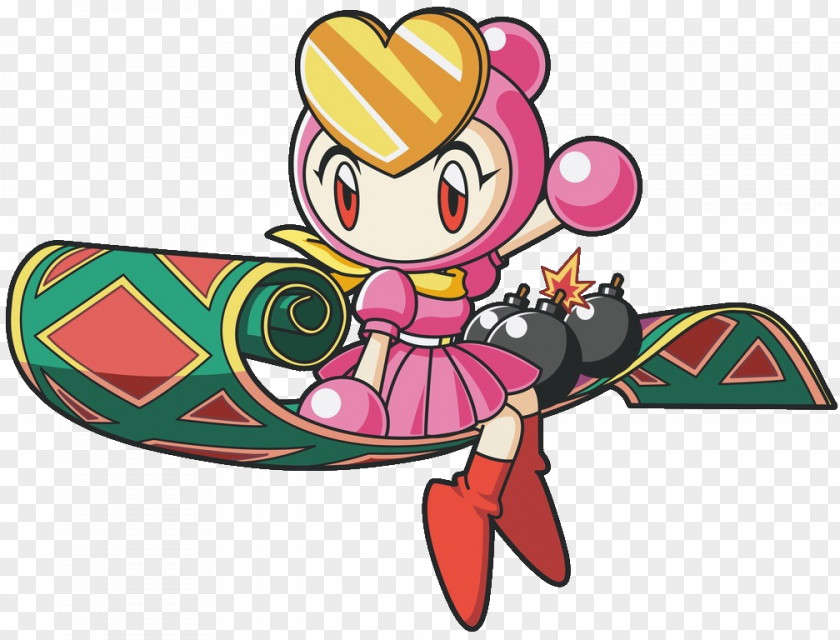 Carpet Bombergirl Bomberman Land Touch! 2 Super R Video Game PNG