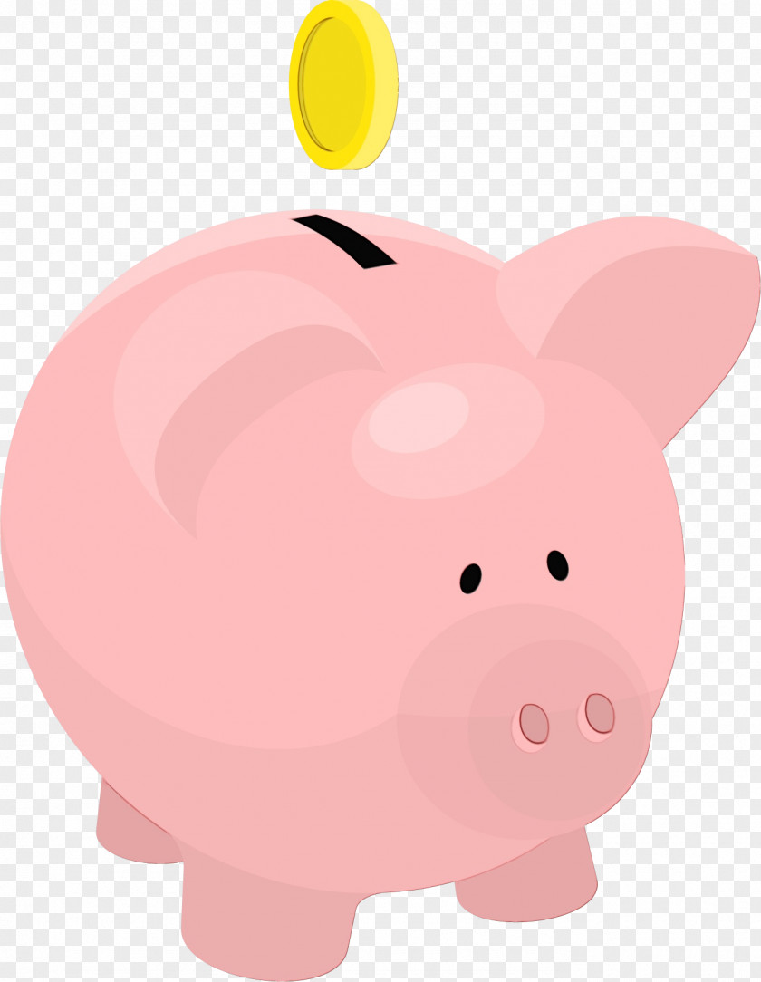 Money Handling Snout Piggy Bank PNG