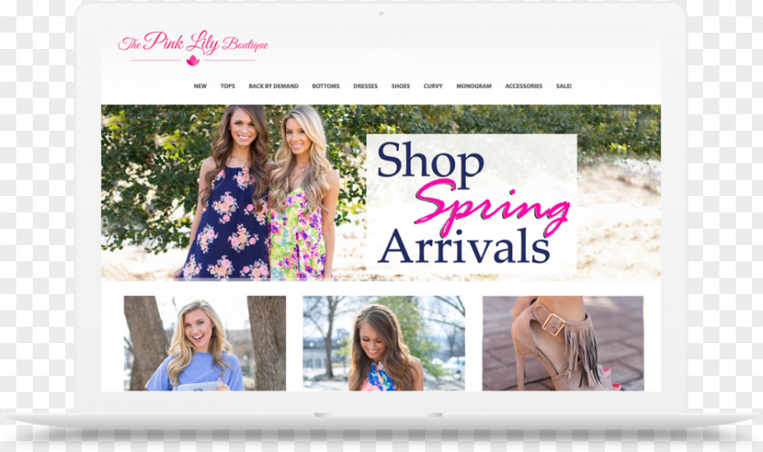 Pink Lily Boutique Warehouse BigCommerce Clothing Sales Fashion PNG