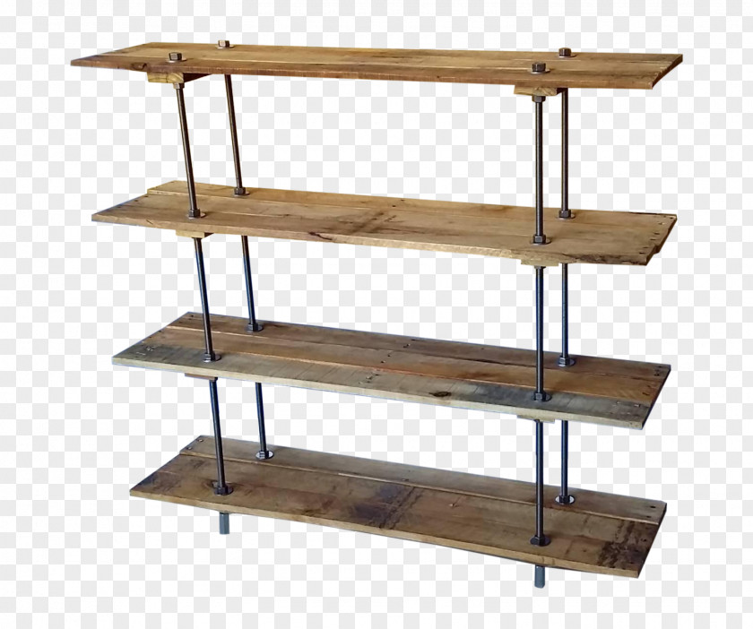 Table Shelf Bookcase Pallet Wood PNG