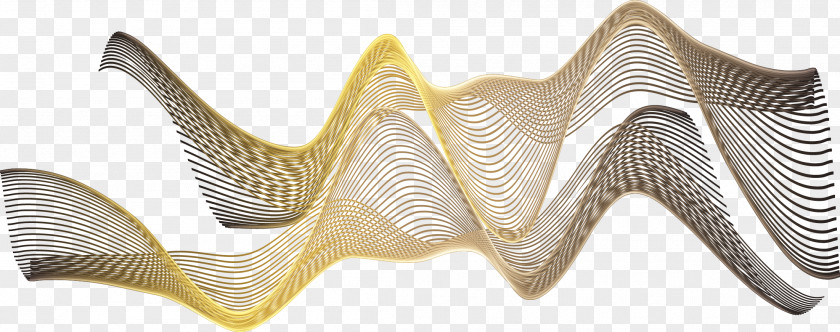 Wavy Lines Ribbon PNG