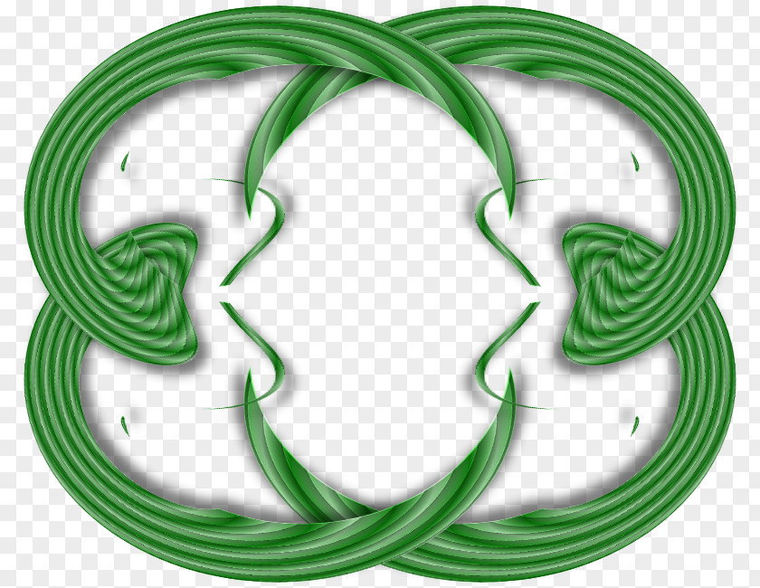 Green Rope Decorative Frame PNG