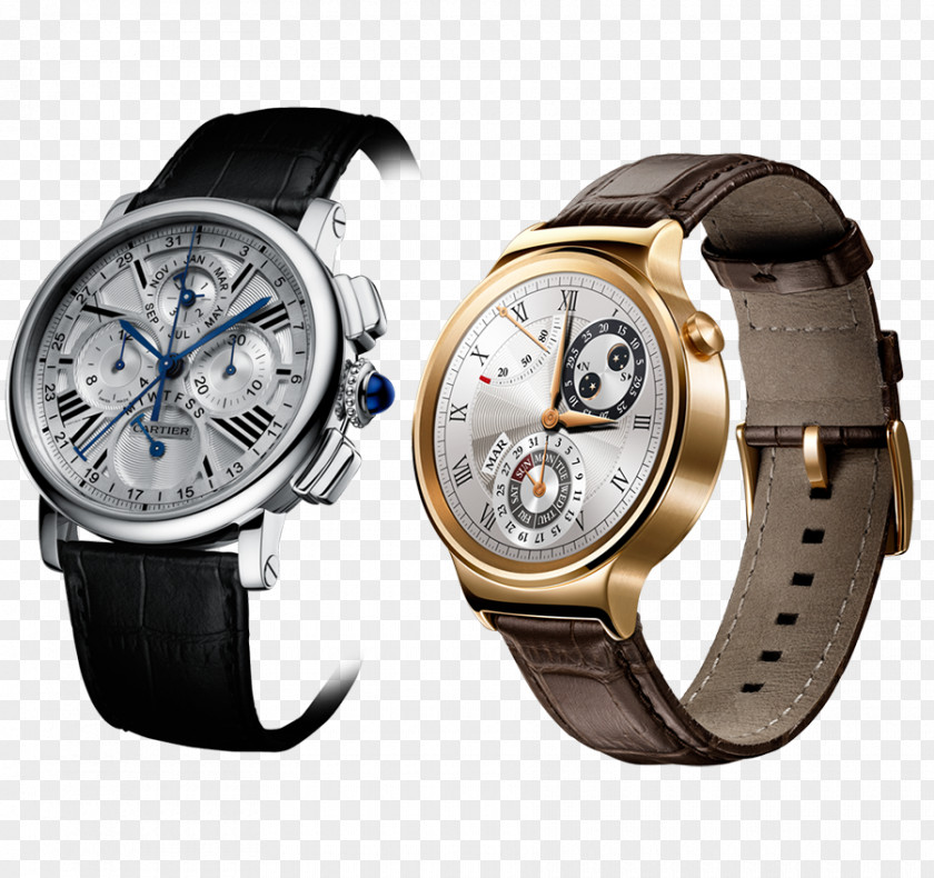 Black And Brown Watch Huawei 2 Smartwatch PNG