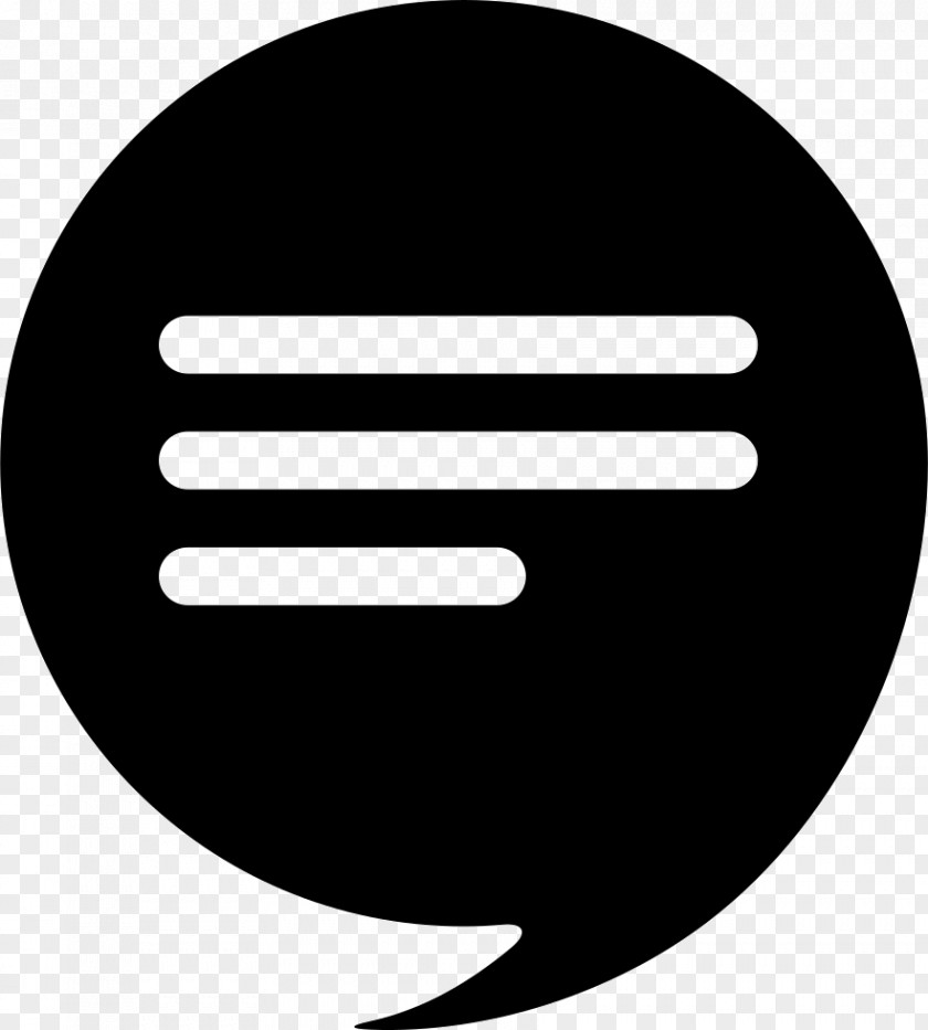 Black And White Symbol Conversation PNG