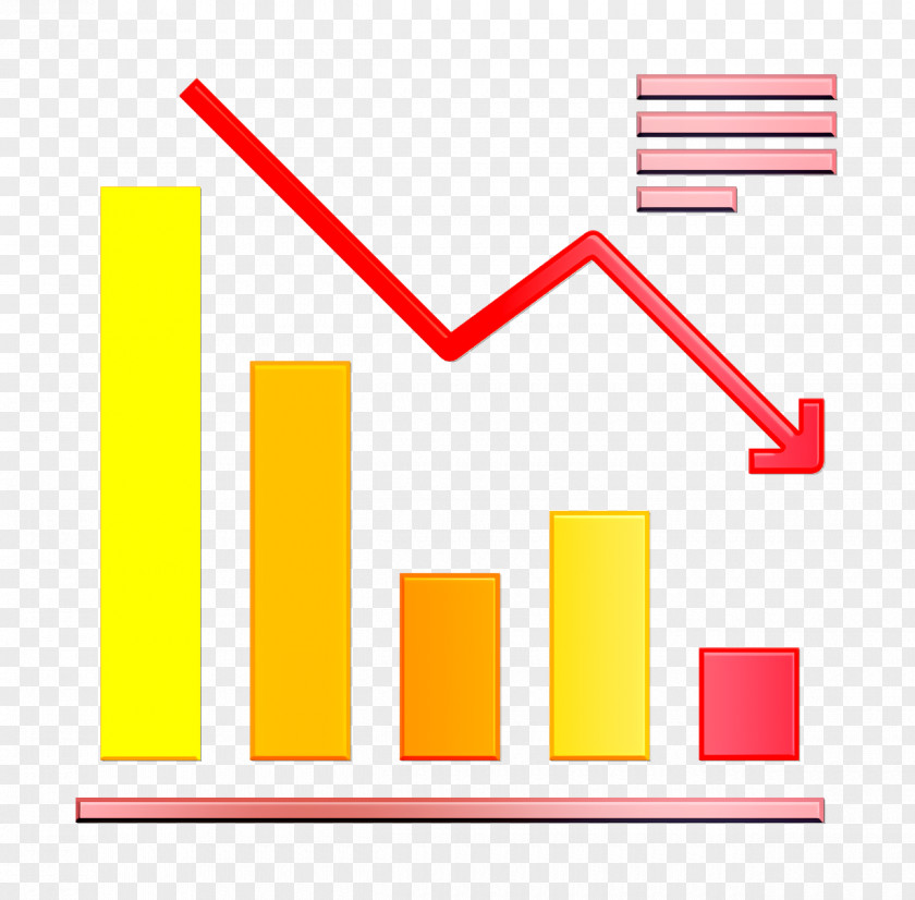 Business Charts And Diagrams Icon Down Chart PNG
