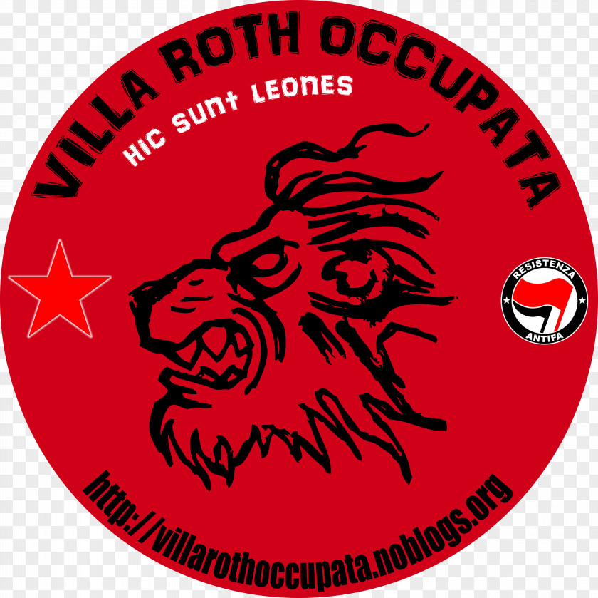 Circle Logo Antifaschistische Aktion Anti-fascism Font PNG