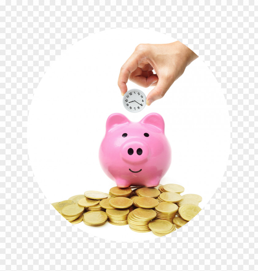Coin Saving Gold Piggy Bank Money PNG