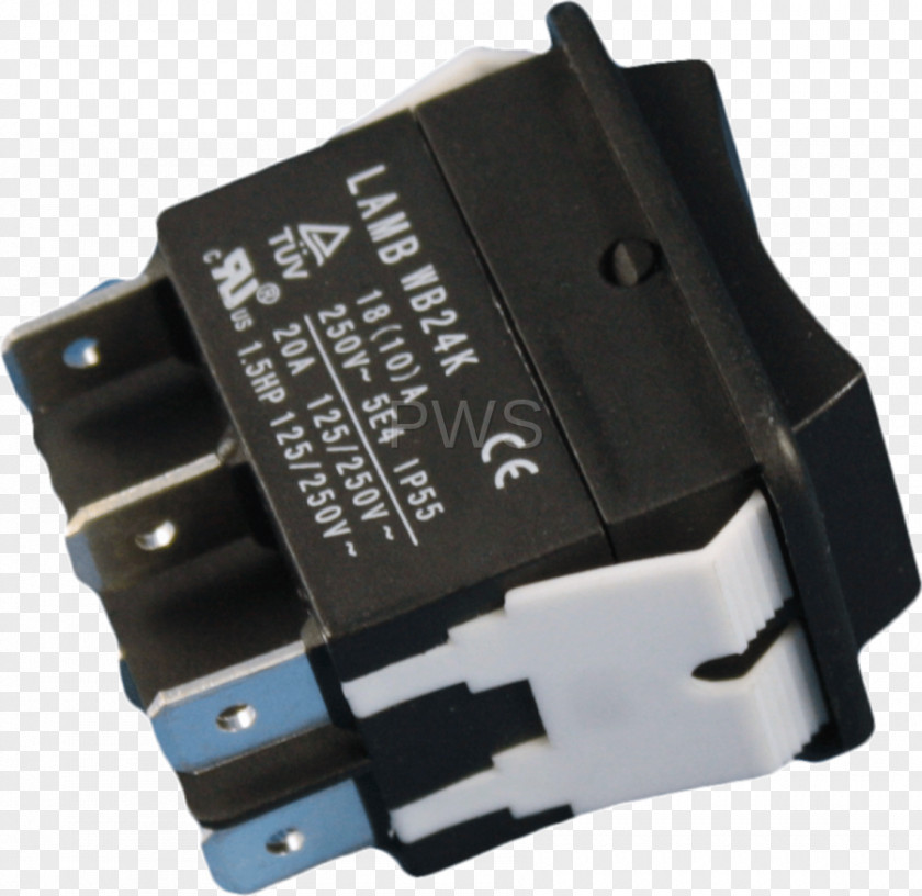 Dpdt Rocker Switch Electronics Electronic Component Electrical Switches Product Design PNG