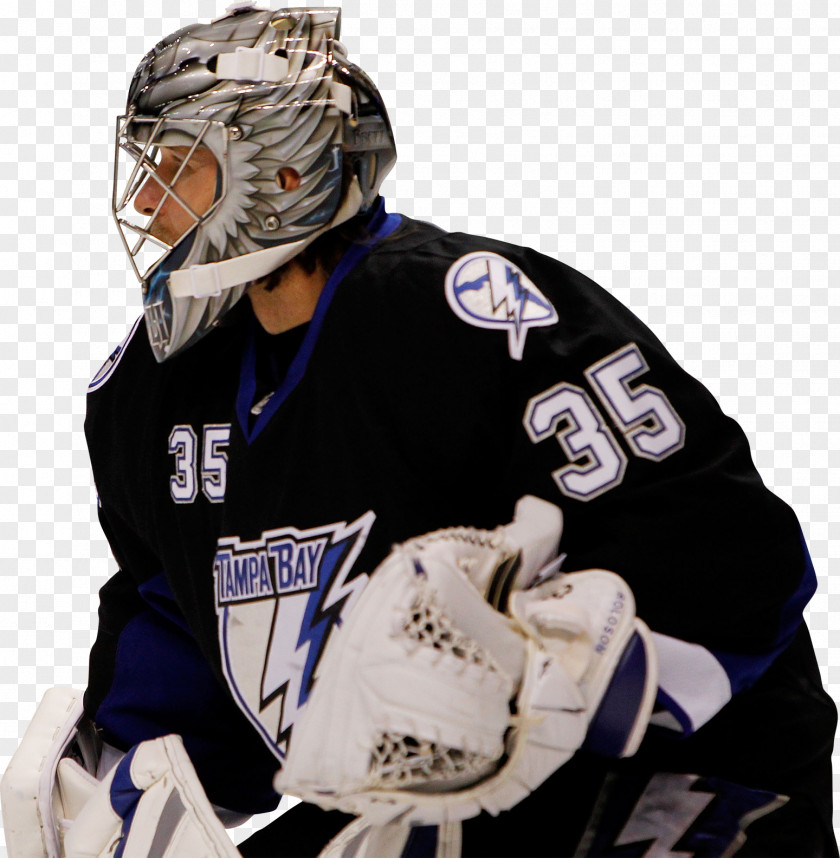Goaltender Mask Tampa Bay Lightning American Football Protective Gear PNG
