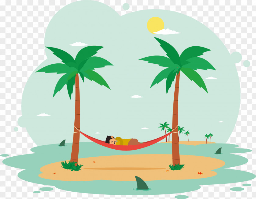 Leisurely Vacation Slices Illustration PNG