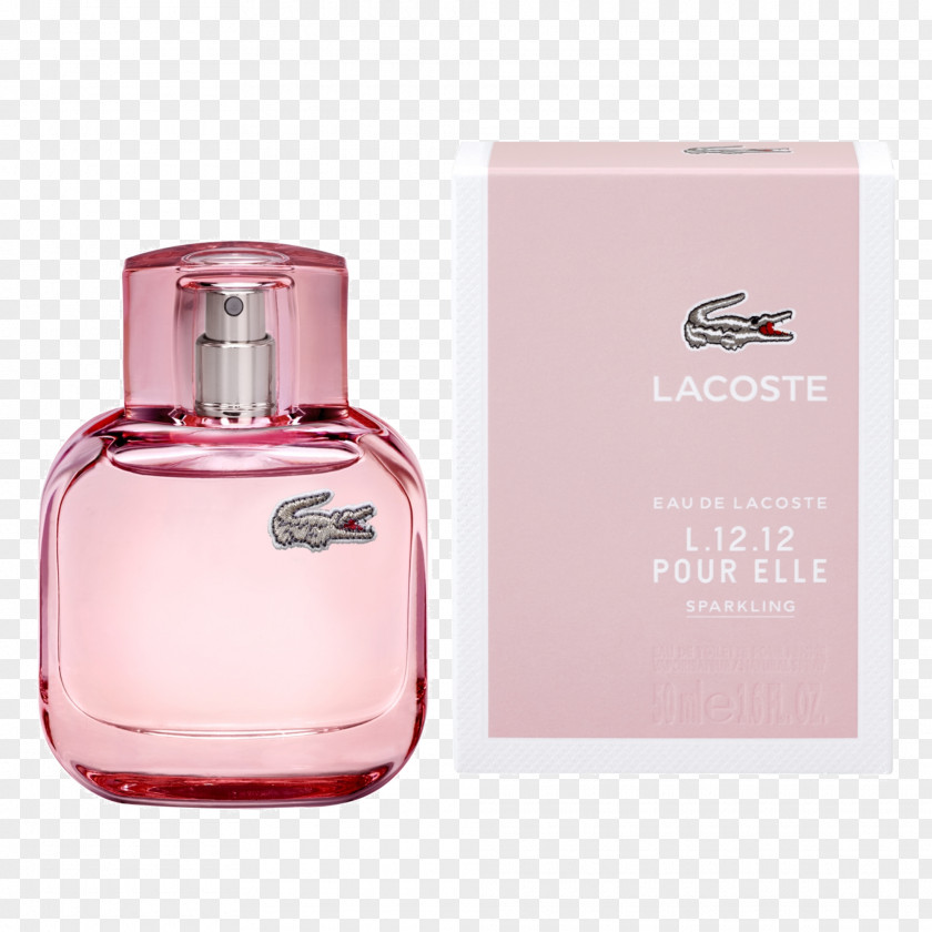 Perfume Eau De Lacoste L.12.12 Pour Elle Sparkling Toilette EDT PNG