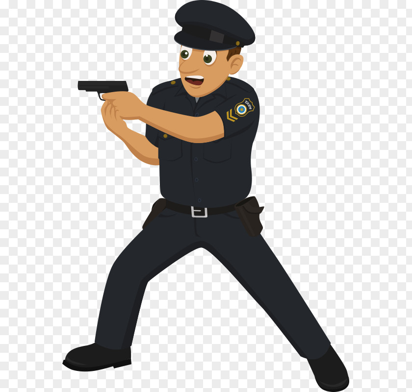 Police Officer Cartoon Drawing PNG