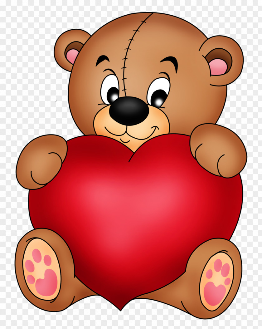 Teddy Bear Heart Stock Photography PNG bear photography , Brown with Red brown and red hugging heart illustration clipart PNG