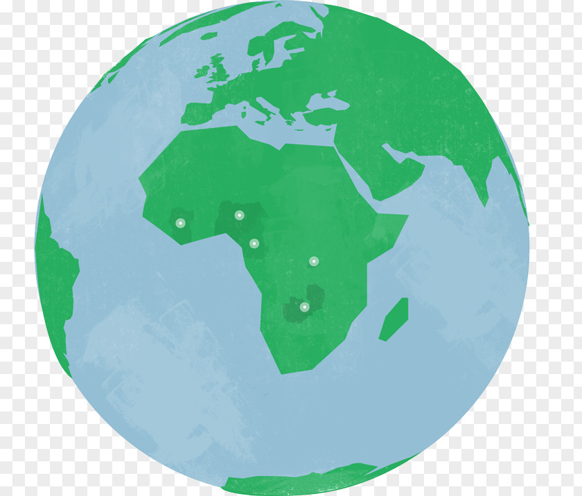 World Map Globe PNG