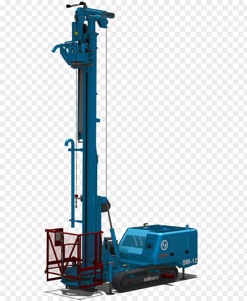 Building Heavy Machinery Drilling Rig Augers Construction PNG