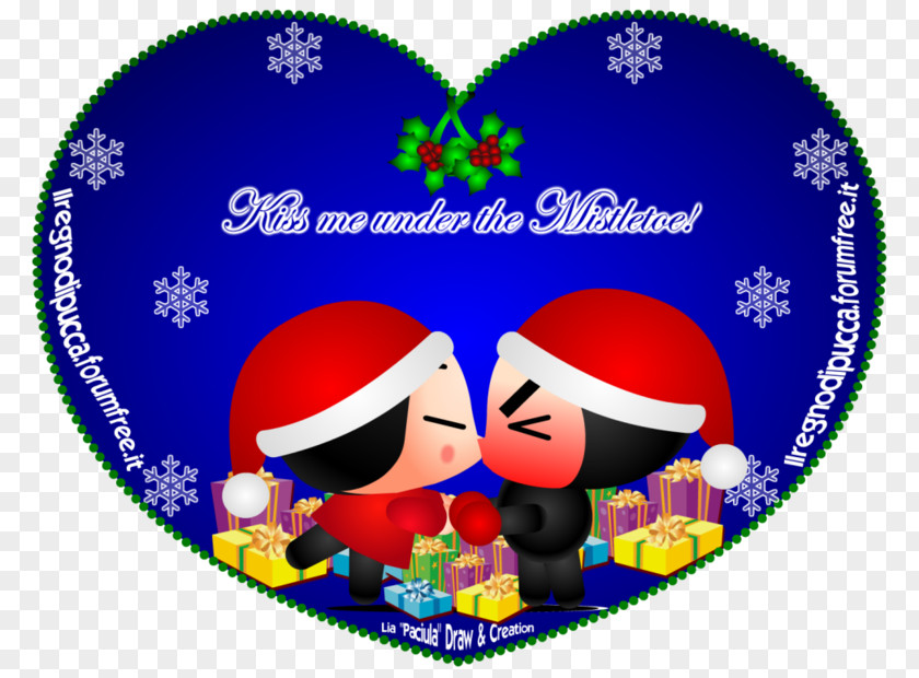 Christmas Love Ninja Fan Art Mistletoe PNG