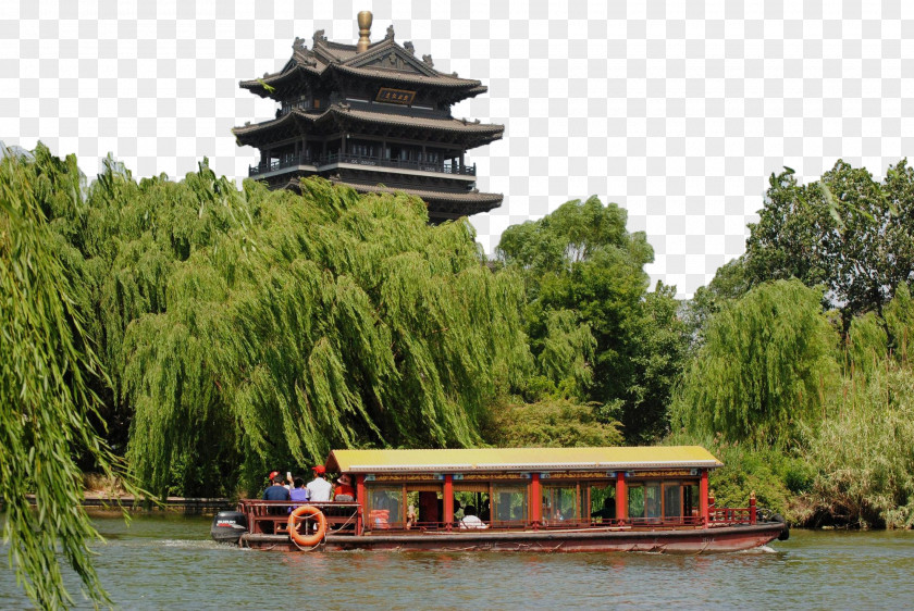 Daming Lake Scenery Thousand Buddha Mountain Baotu Spring Fukei PNG