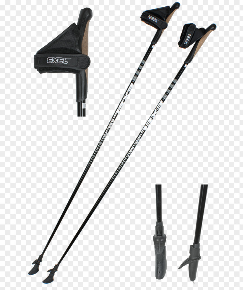 Exel Hiking Poles Ski Bindings Backpacking PNG