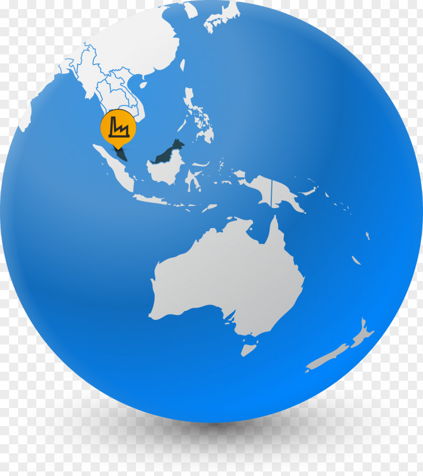 Globe Asia Australia World Map Earth PNG