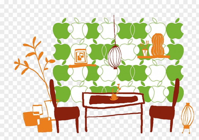 Green Background Pillow Cushion Wholesale Illustration PNG