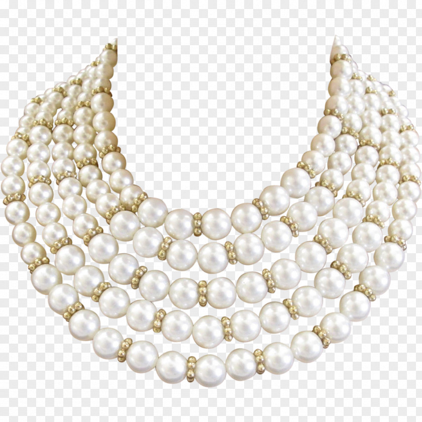 Pearls Earring Jewellery Imitation Pearl Necklace PNG