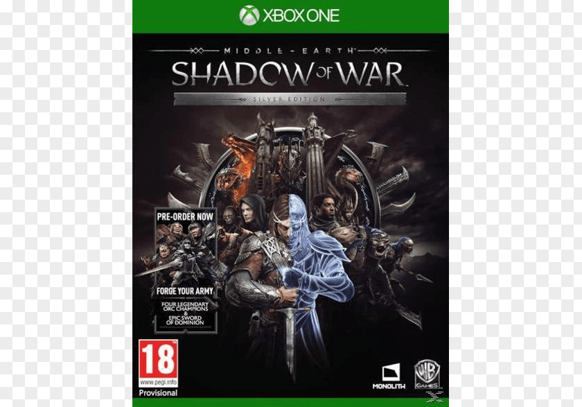 Shadow Of War Concept Art Middle-earth: Mordor Xbox One PlayStation 4 Game PNG