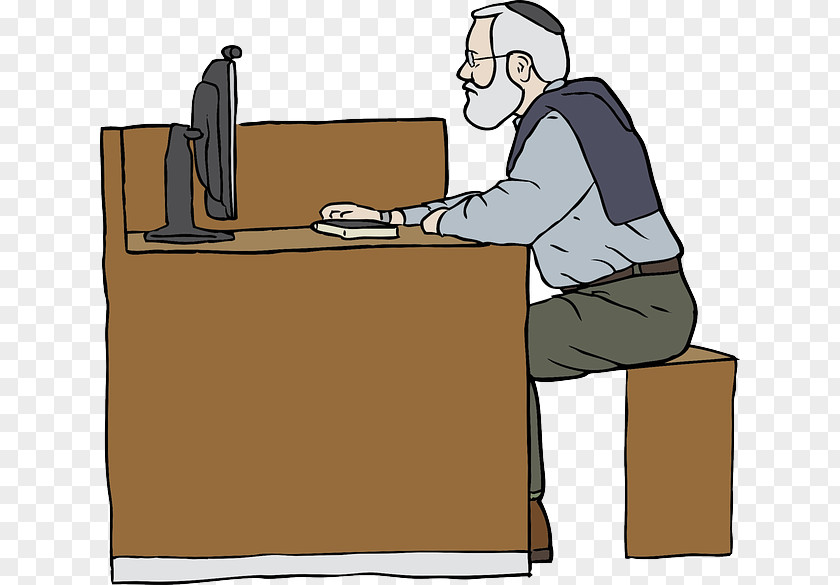 Cartoon Desk Computer Download Clip Art PNG