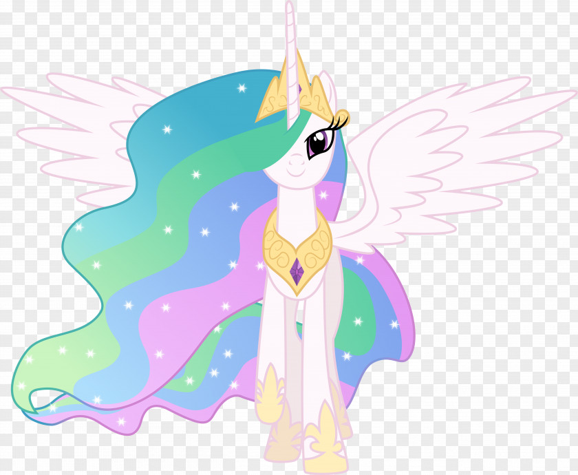 Gradient Stroke Pony Princess Celestia Applejack Twilight Sparkle Spike PNG