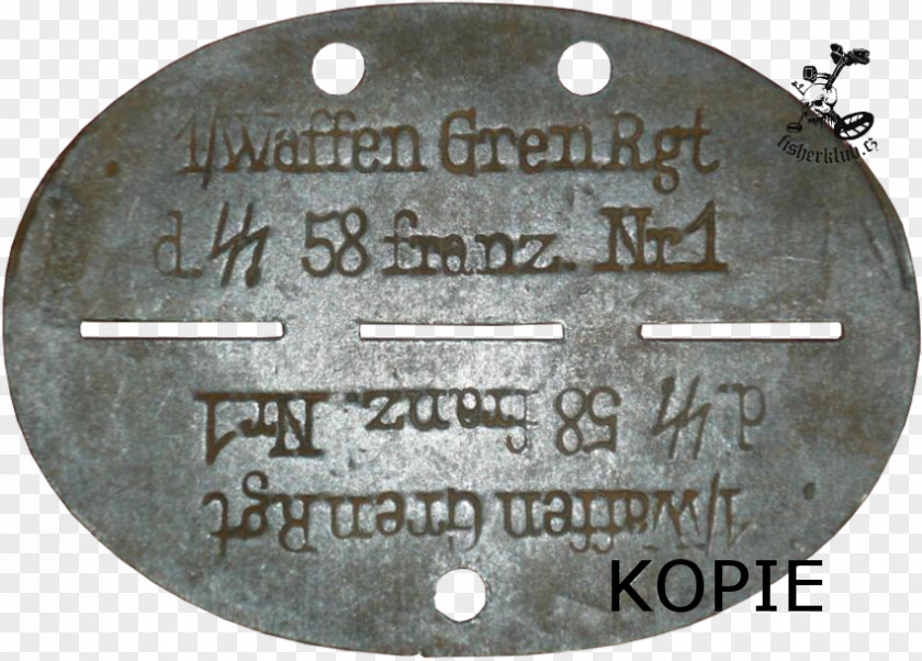 Waffen Ss 2nd SS Panzer Division Das Reich I Corps Waffen-SS Headstone Commemorative Plaque PNG