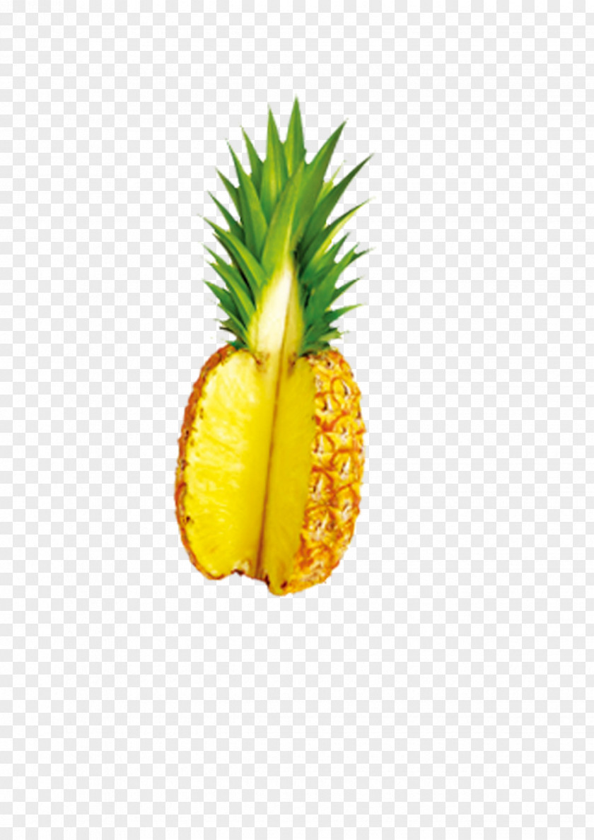 Cut Pineapple Food Tropical Fruit PNG
