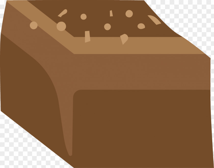 Hand Painted Chocolate Brown Dessert PNG