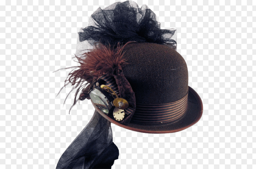 Hat Bowler Cap Steampunk Top PNG